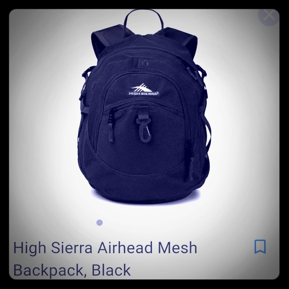 high sierra mesh backpack